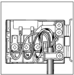 Ariston Thermo FM 54 T - Mounting a Power Supply Cable - 2