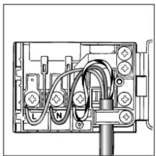 Ariston Thermo FM 54 T - Monteren van de voedingskabel - 2