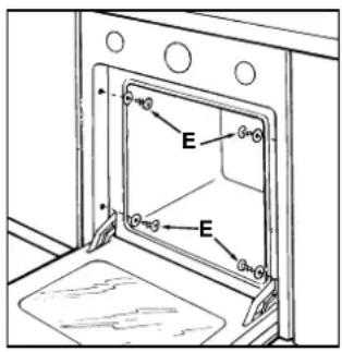 Ariston Thermo FM 54 T - Het bevestigen van de oven aan het kastje - 2