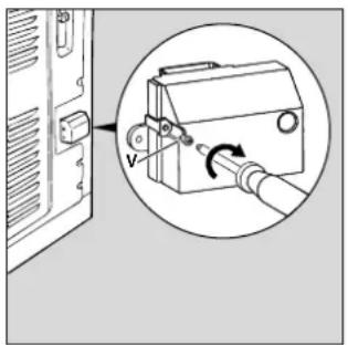 Ariston Thermo FM 51 R - Montaje del cable de alimentación - 1