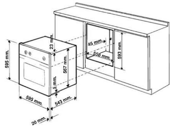 Ariston Thermo FM 51 R - Installation der Einbaubacköfen - 1