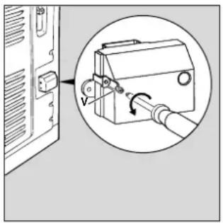 Ariston Thermo FM 51 R - Mounting a Power Supply Cable - 1