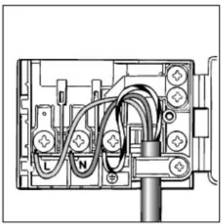 Ariston Thermo FM 51 R - Mounting a Power Supply Cable - 2
