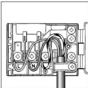 Ariston Thermo FM 24 T - Montaggio cavo di alimentazione - 2