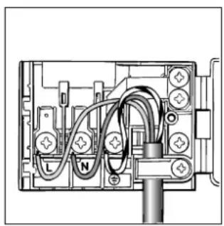 Ariston Thermo FM 27 M - Monteren van de voedingskabel - 2