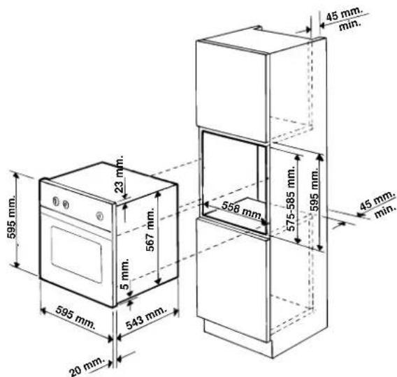 Ariston Thermo FM 27 M - Installation des jours à encastrer - 2