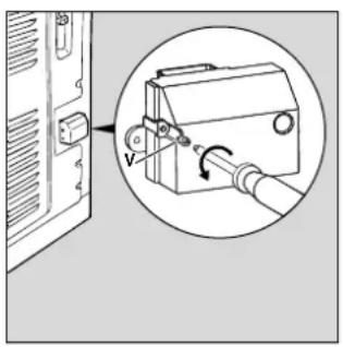 Ariston Thermo FM 27 M - Monteren van de voedingskabel - 1