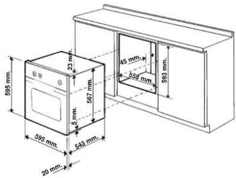 Ariston Thermo FM 11 F - Installing built-in ovens - 1