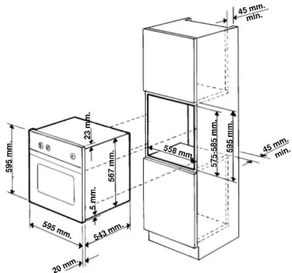 Ariston Thermo FD 88 C - Instalação dos fornos de encaixar - 2