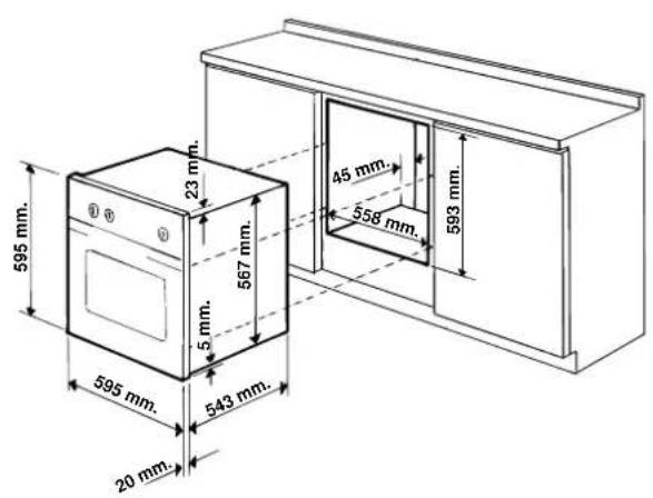 Ariston Thermo FD 88 C - Installation des fours à encastrer - 1