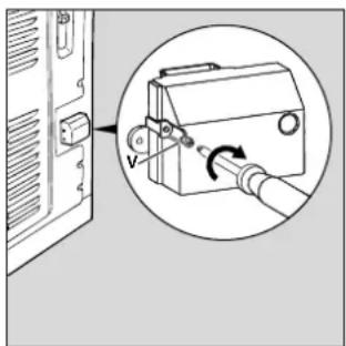 Ariston Thermo FD 87 ICE - Montaje del cable de alimentacion - 1