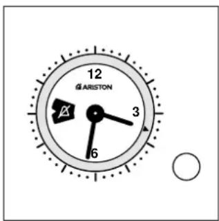 Ariston Thermo FD 87 ICE - Analogische programmering begin/einde kooktijd - 1