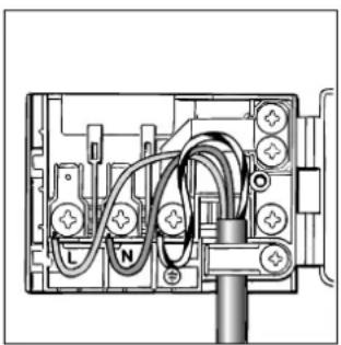 Ariston Thermo FD 87 ICE - Mounting a Power Supply Cable - 2