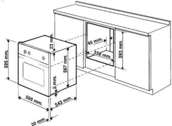 Ariston Thermo FD 87 ICE - Het installereren van de inbouwoven - 1