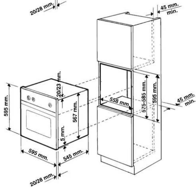 Ariston Thermo FC 97 P - Installation der Einbaubacköfen - 2
