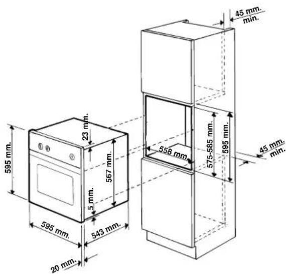 Ariston Thermo FD 51 ICE - Installation der Einbaubacköfen - 2