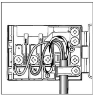 Ariston Thermo FD 51 ICE - Mounting a Power Supply Cable - 2