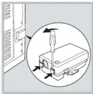 Ariston Thermo FB 21.2 - Fitting the power supply cable - 1