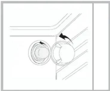 Ariston Thermo FB 21.2 - Replacing the light bulb - 1