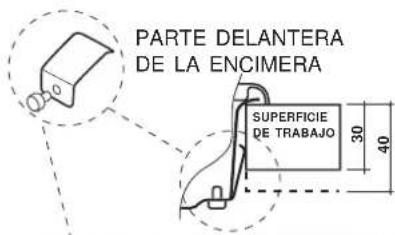 Ariston Thermo KOT 7424 IO BI - COLOCACION DE LAS PINZAS EN LA PARTE INFERIOR - 1