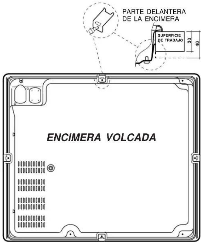 Ariston Thermo KBT 6003 I - COLOCACIÓN DE LAS PINZAS EN LA PARTE INFERIOR - 1