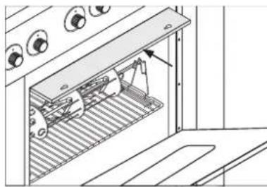 Ariston Thermo CP 058 MT.2 B - Fonctionnement du gril électrique - 1