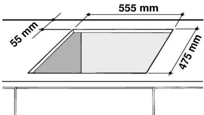 Ariston Thermo TQ 740 ES TI - Het installeren van inbouwkookplaten - 2