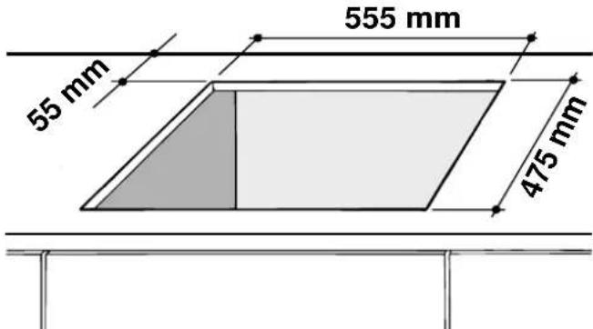 Ariston Thermo TQ 740 ES TI - Installation des tables à encastrer - 2