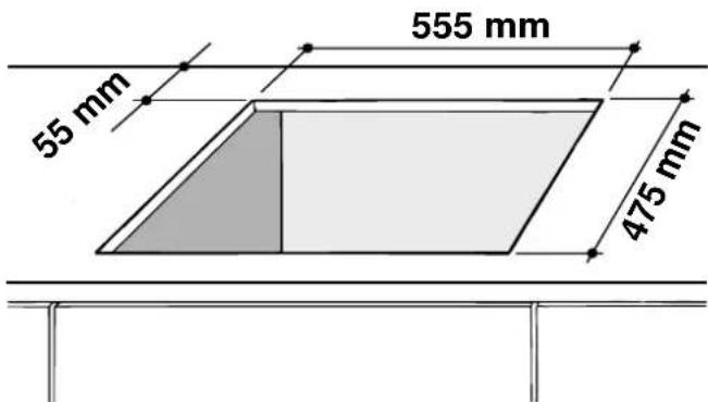 Ariston Thermo TQ 740 ES ICE - Installation of Built-in Cooktops - 2