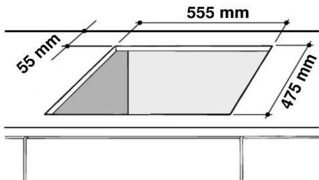 Ariston Thermo TQ 740 ES ICE - Het installeren van inbouwkookplaten - 2