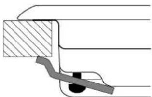 Ariston Thermo TD 740 MST - Clamp Position for Clamp Position for H=30mm top H=40mm top - 1