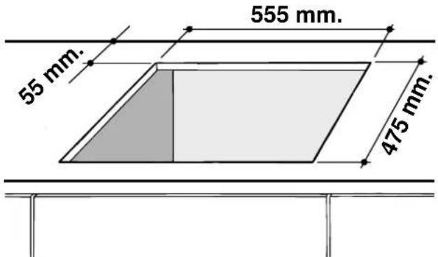 Ariston Thermo TD 740 MST - Installation der Einbaukochmulde - 2