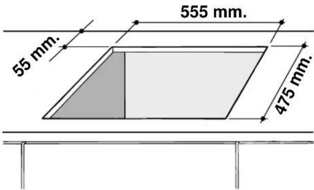 Ariston Thermo TD 740 TC ES BK - Installation of Built-in Cooktops - 2