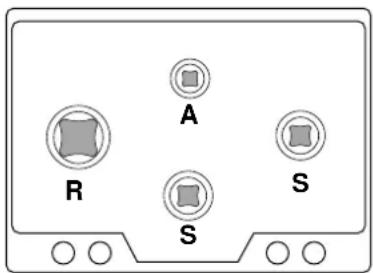 Ariston Thermo PO 740 ES IX - Characteristic of the burners and nozzles - 1
