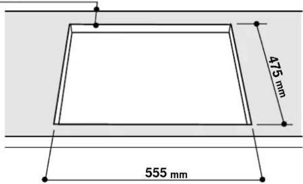 Ariston Thermo PO 740 ES IX - Instalação de planos da encaixe - 2