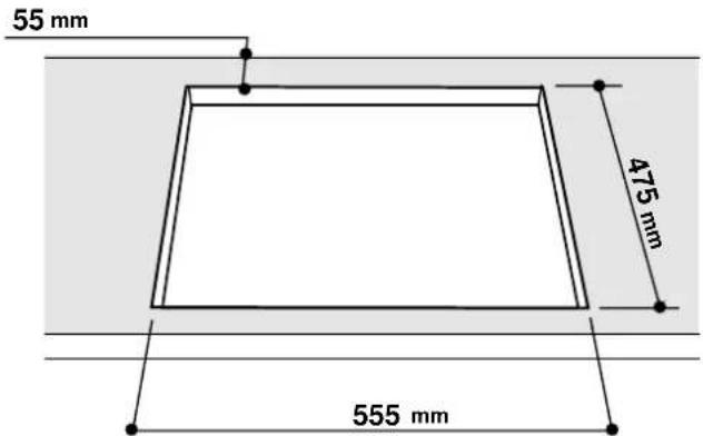 Ariston Thermo PO 740 ES IX - Installation des tables à encastrer - 2
