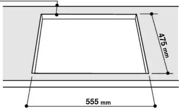 Ariston Thermo PO 740 ES IX - Het installeren van inbouwkookplaten - 2