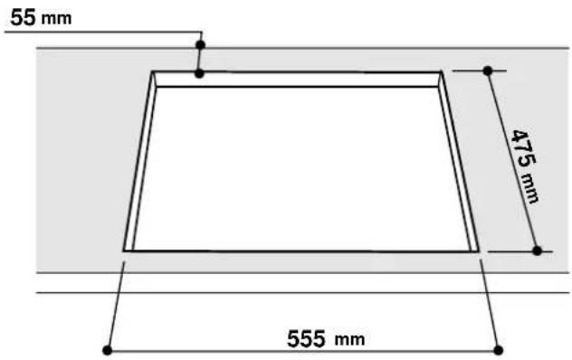 Ariston Thermo PO 740 ES IX - Installation of Built-in Cooktops - 2