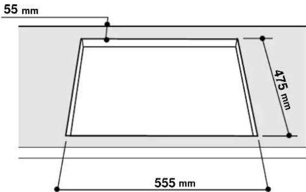 Ariston Thermo PO 740 ES IX - Installation of Built-in Cooktops - 2