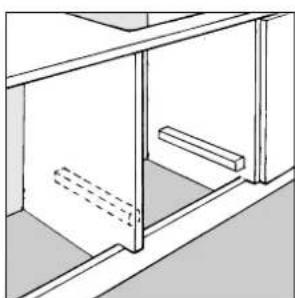 Ariston Thermo PH 960 MST GH - Posizione gancio per top H=40mm Dietro - 1