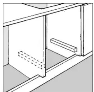 Ariston Thermo PH 960 MST GH - Bevestigingschema van het kookvlak - 5