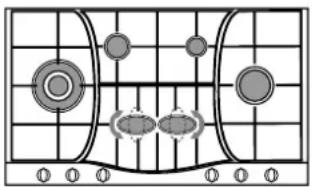 Ariston Thermo PH 960 MST GH - Praktische Ratschlage für den Gebrauch der hinteren "Semi-Fischbrenner" - 1