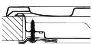 Ariston Thermo PH 640 MS R - Fastening Clamps - Assembly Diagram - 1
