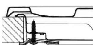 Ariston Thermo PH 631 MS R - Fastening Clamps - Assembly Diagram - 1