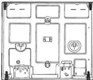 Ariston Thermo PH 604 - Schema di fissaggio dei ganci - 4