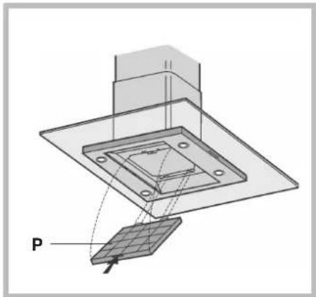 Ariston Thermo HDMI 91 IX - Replacing the charcoal filter - 1