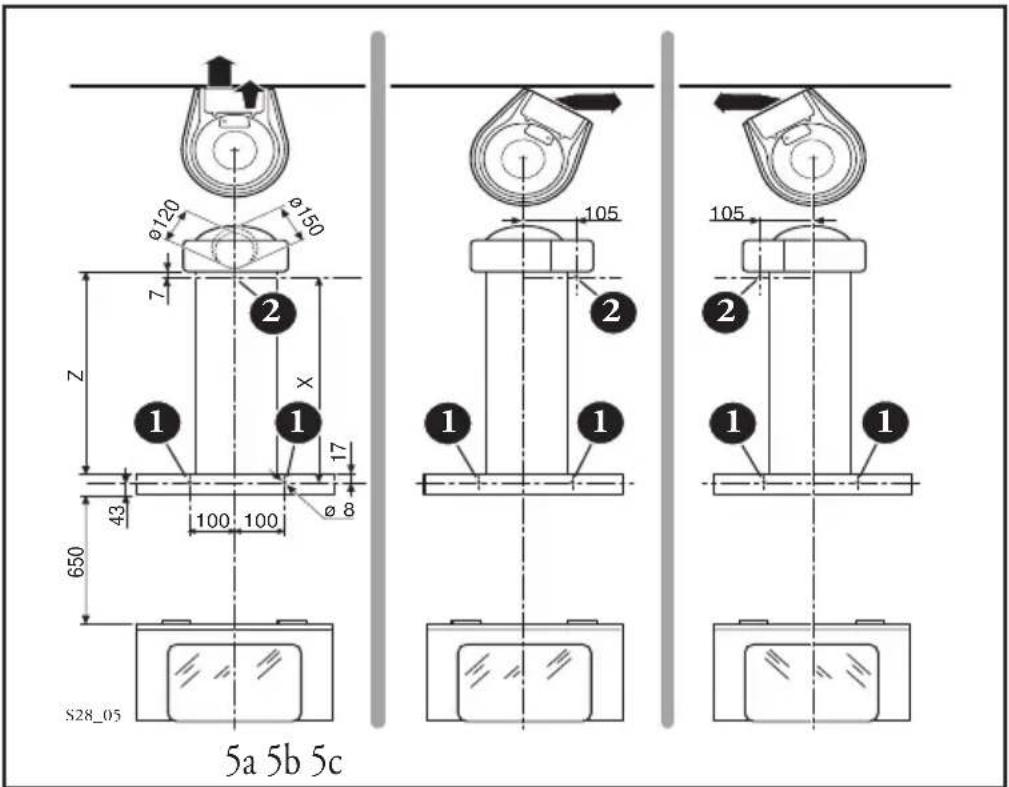 Ariston Thermo HDM 9 IX - 1- Perçage de la paroi - 1