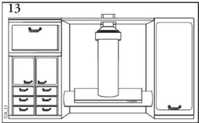 Ariston Thermo HDM 9 IX - - Installatie van de wasemkap C - 9