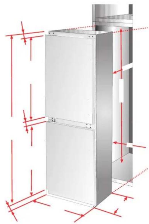M-SYSTEM MKV1780 - Schaubild des Kühlschranks - 5