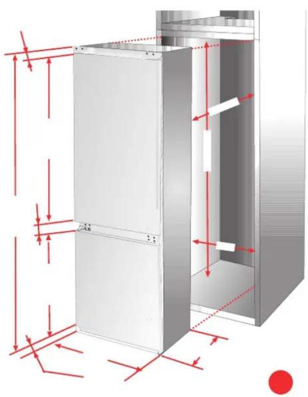 M-SYSTEM MKV1780 - Schaubild des Kühlschranks - 4